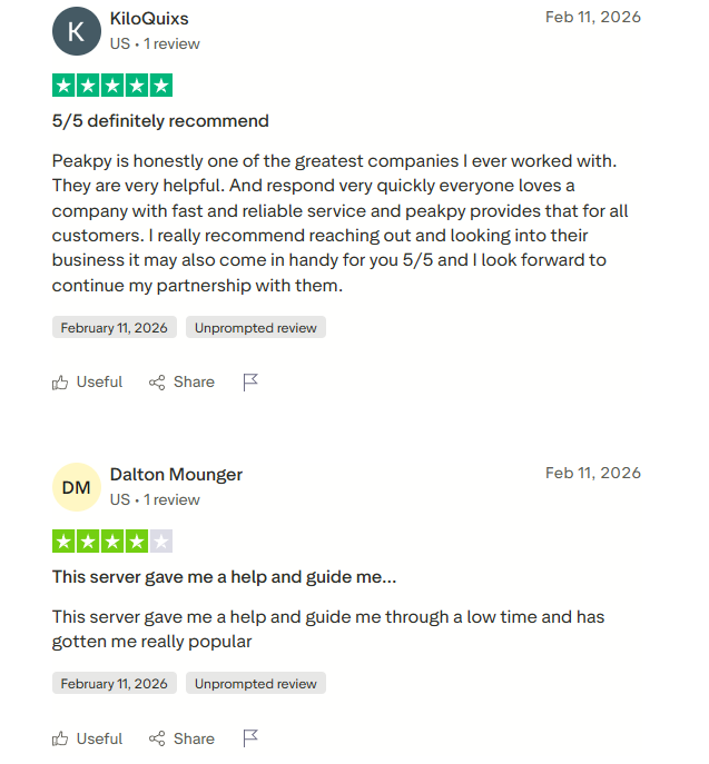 Trustpilot review