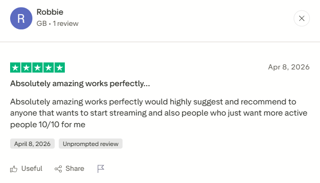 Trustpilot review