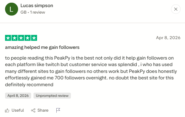Trustpilot review