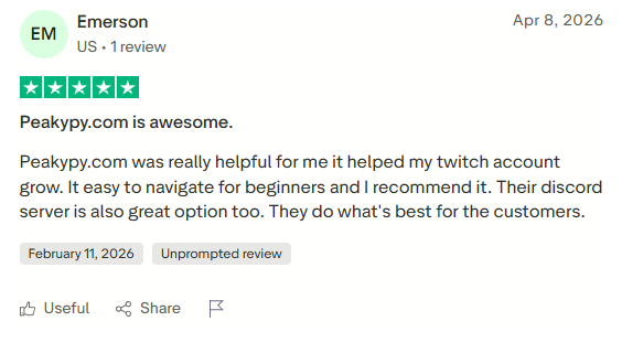 Trustpilot review