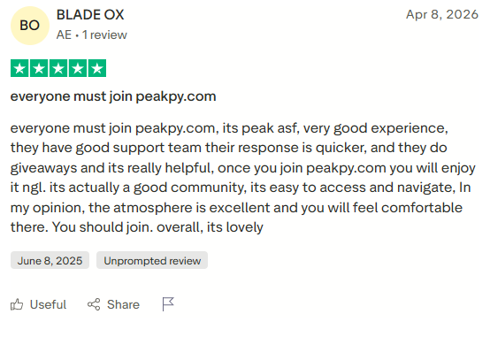 Trustpilot review