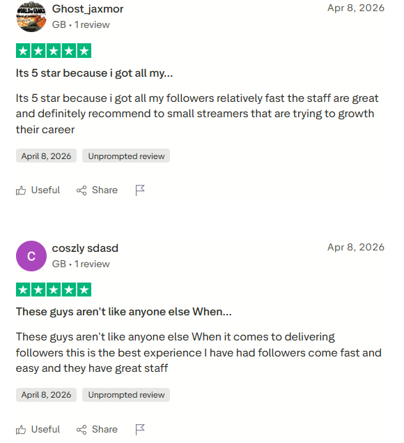 Trustpilot review